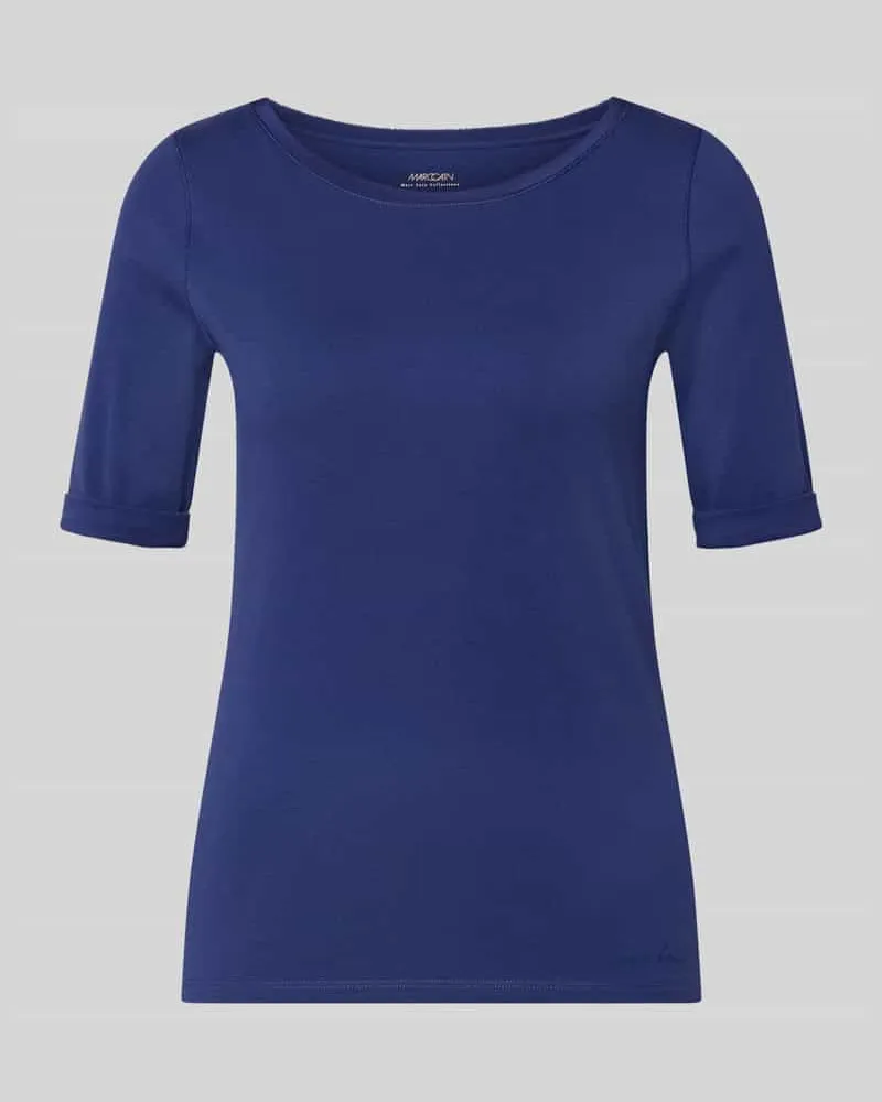 Marc Cain T-Shirt mit Rundhalsausschnitt und 1/2-Arm Royal