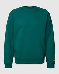 Carhartt WIP Sweatshirt mit gerippten Abschlüssen Dunkelgruen