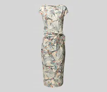 Knielanges Kleid mit Knotendetail Modell 'DABRIA