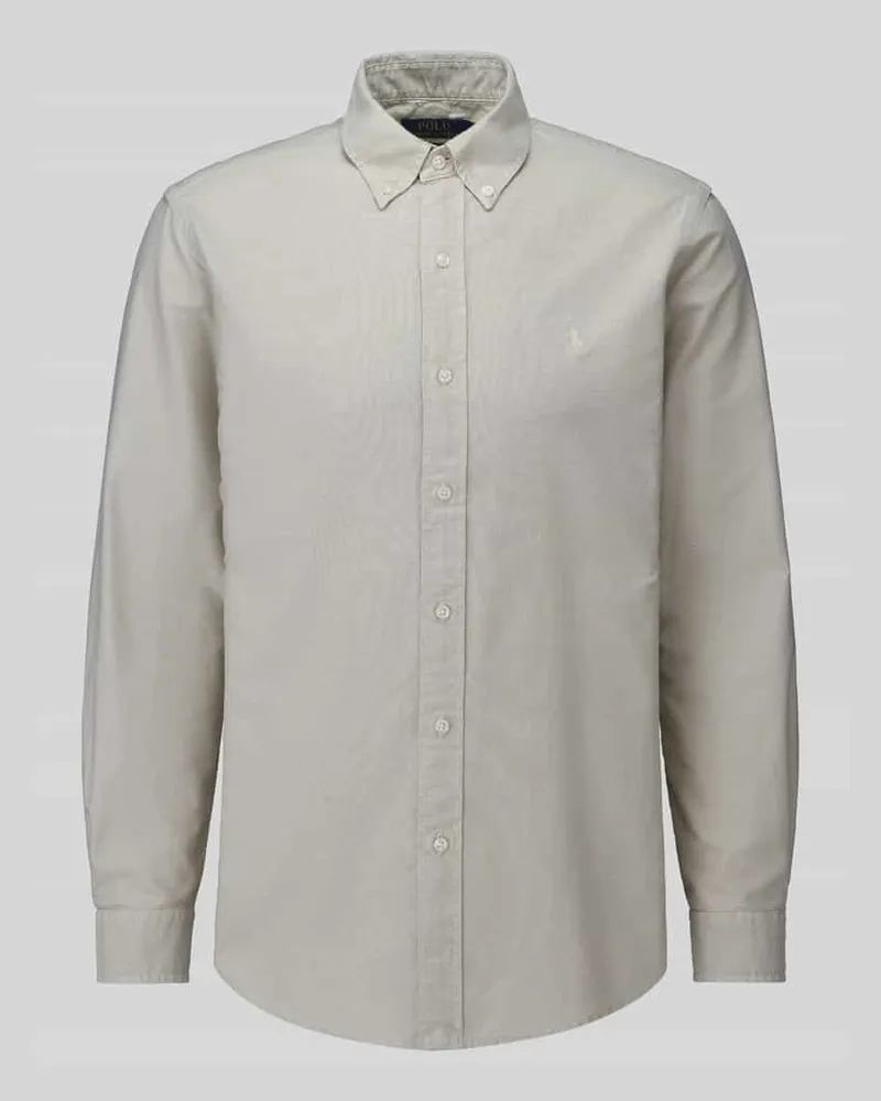 Ralph Lauren Regular Fit Classic Freizeithemd mit Logo-Stickerei Taupe
