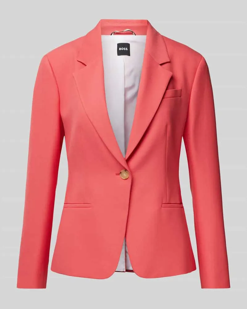 HUGO BOSS Blazer mit Brustleistentasche Modell 'Jia Pink