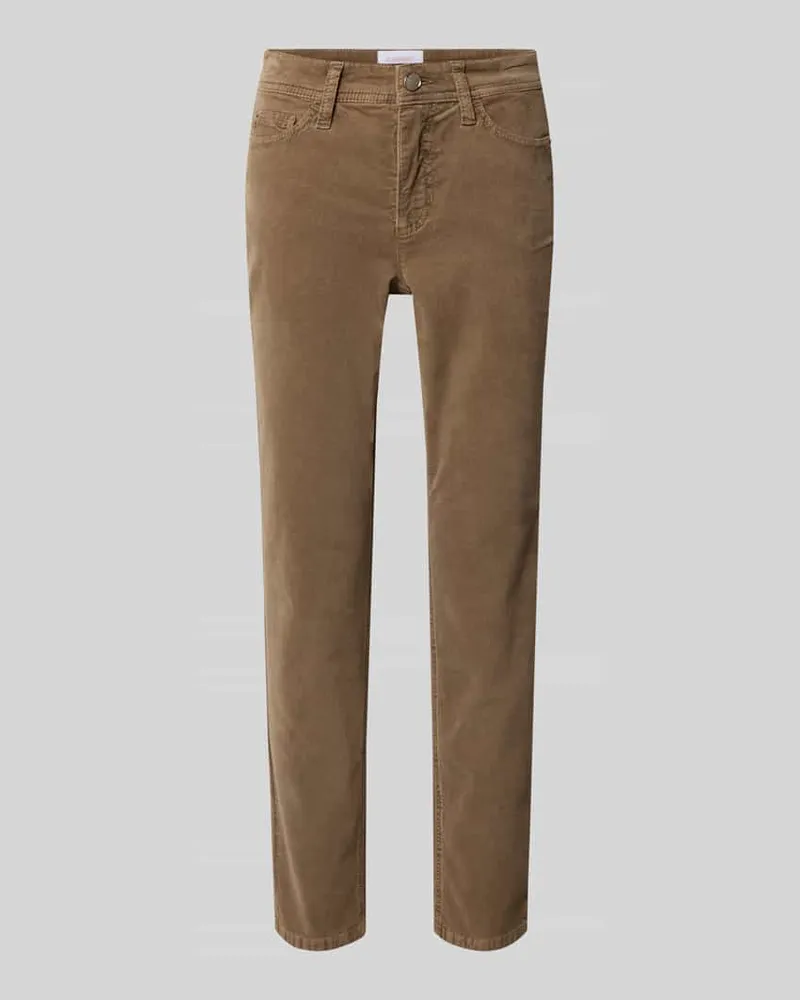 Cambio Hose in verkürzter Passform Modell 'PIPER CROPPED Taupe