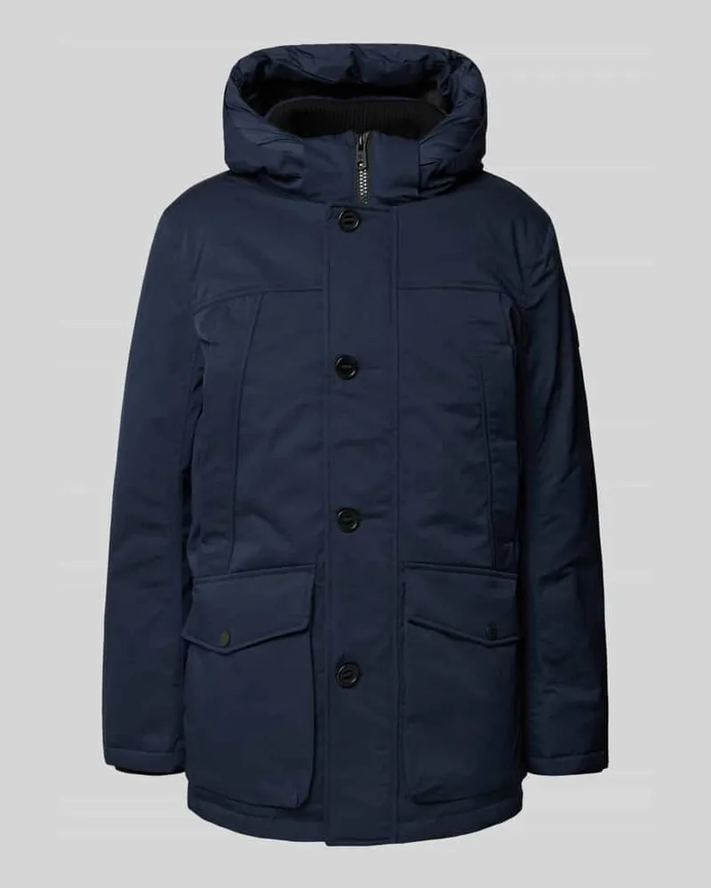Tom Tailor Parka mit abnehmbarer Kapuze Marine