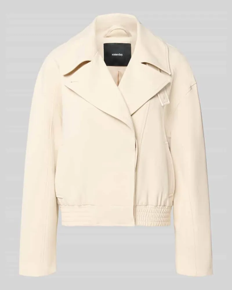 someday. Regular Fit Jacke mit Viskose-Anteil Modell 'Najoma Offwhite