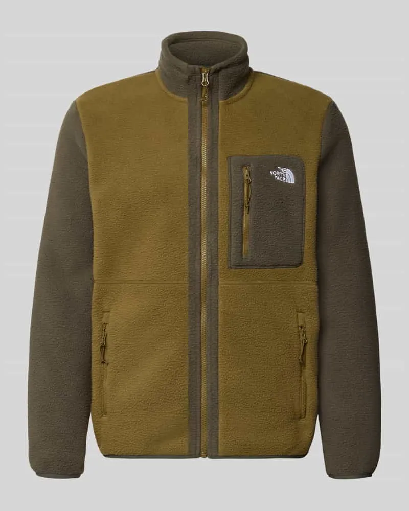The North Face Fleecejacke mit Stehkragen Modell 'YUMIORI Dunkelbraun