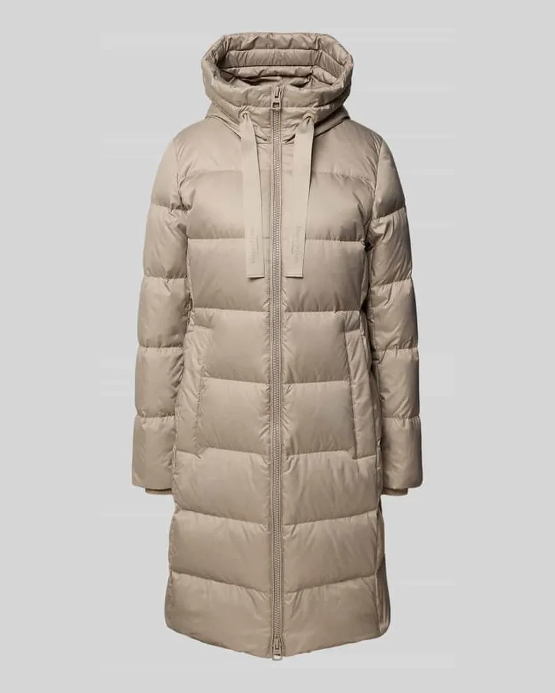 Marc O'Polo Shaped Fit Daunenmantel mit Kapuze Stein