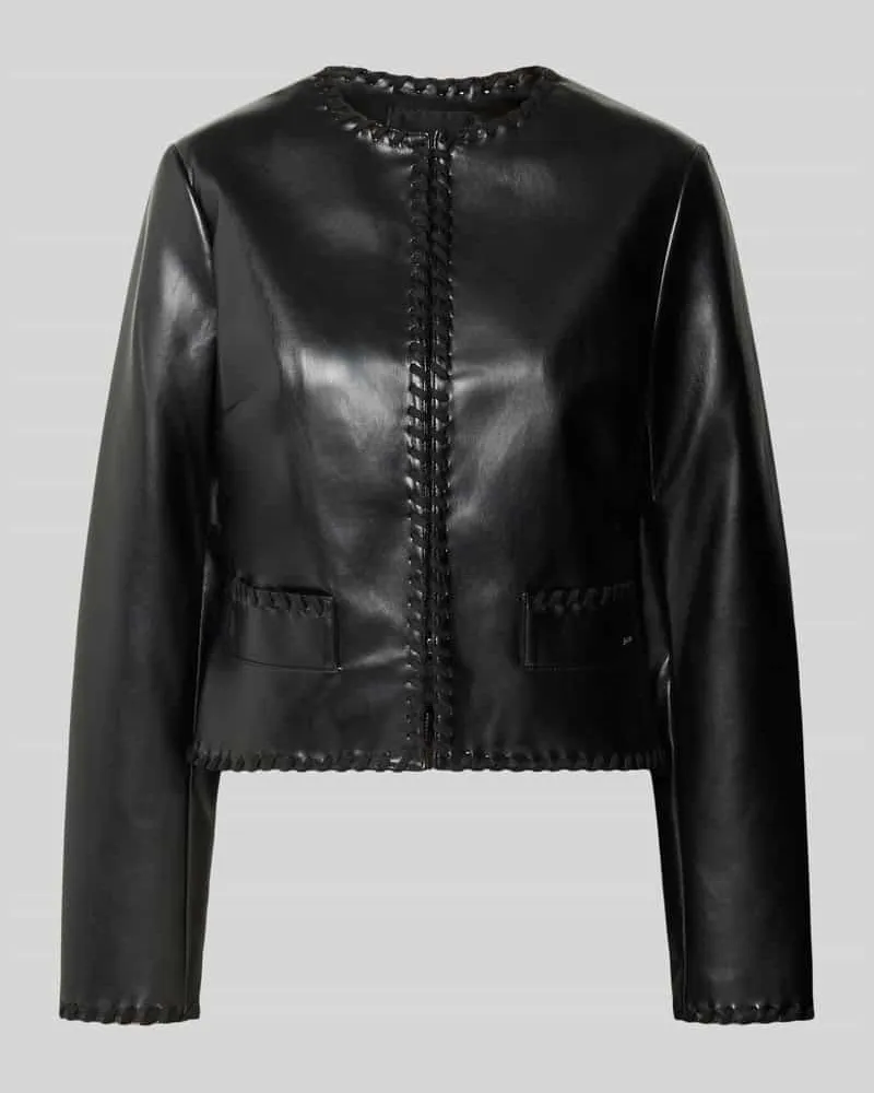 Guess Jacke in Leder-Optik Modell 'LEONTINE Black