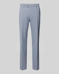 Carl Gross Chino mit Strukturmuster Modell 'Shiver Hellblau