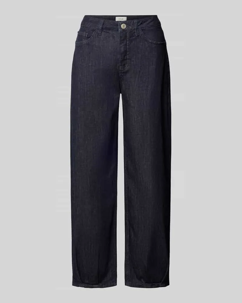 OPUS Barrel Jeans mit 5-Pocket-Design Jeansblau