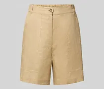 Regular Fit Shorts aus reinem Leinen Modell 'IVELETTA