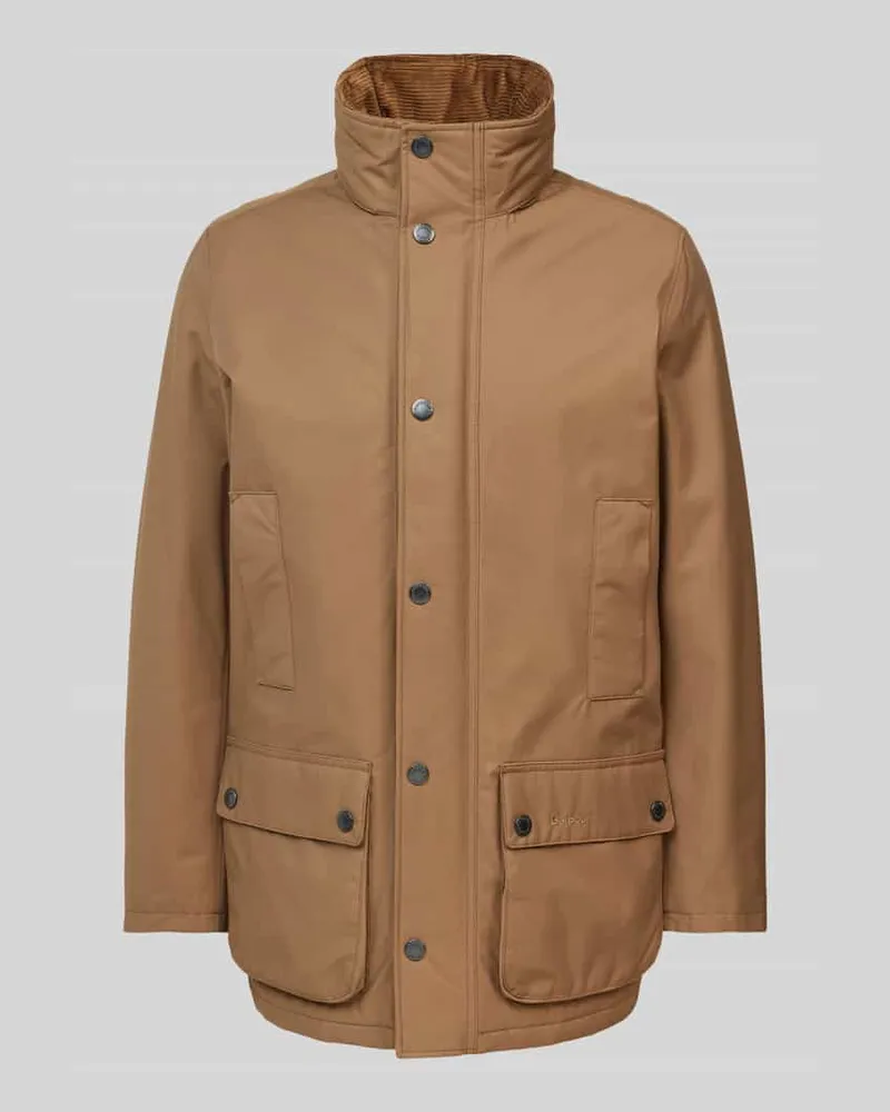 Barbour Jacke mit Pattentaschen Mud
