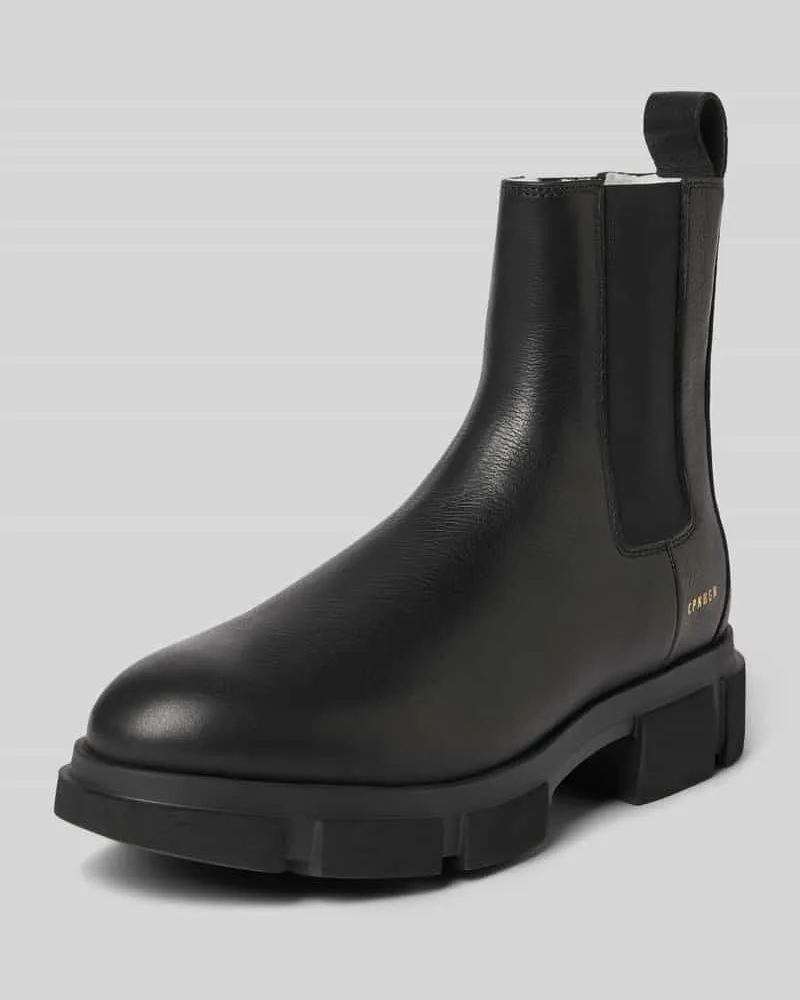 Copenhagen Boots aus Leder mit elastischen Einsätzen Modell 'CPH570 Black