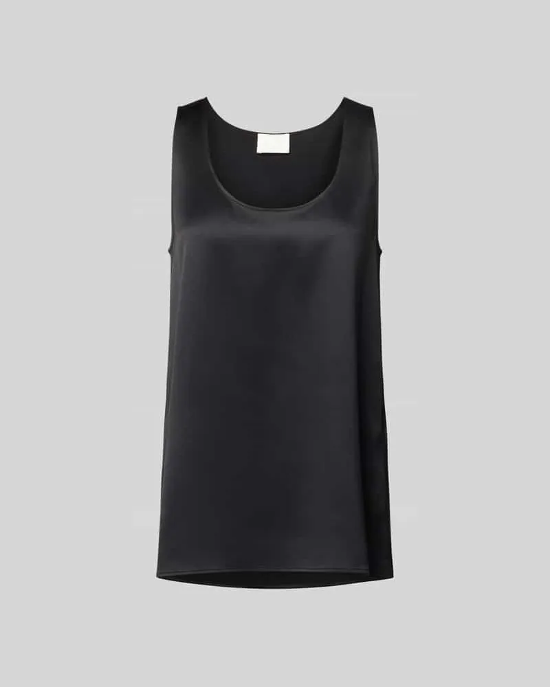 Juvia Relaxed Fit Top mit Rundhalsausschnitt Black