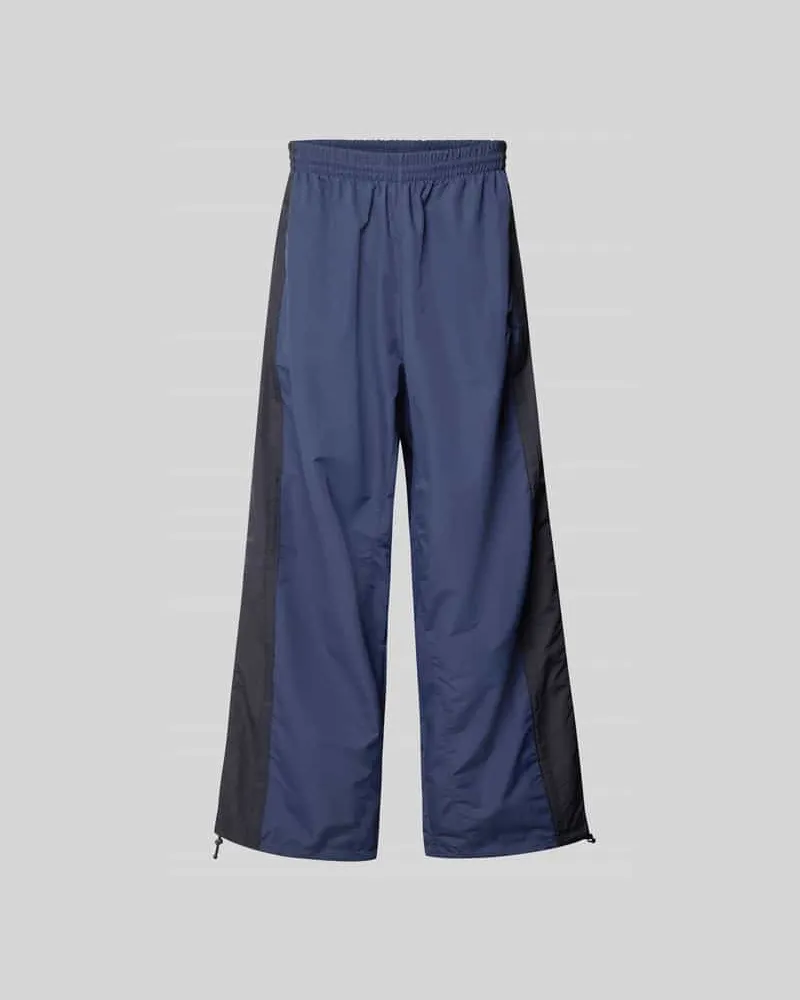 VETEMENTS Wide Fit Stoffhose mit elastischem Bund Marine