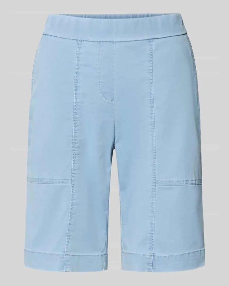TONI Straight Fit Shorts mit Gesäßtaschen Modell 'Sue Hellblau