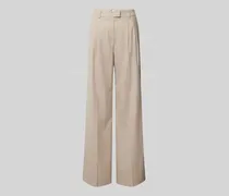 Bundfaltenhose mit französischen Eingrifftaschen Modell 'CERCIA