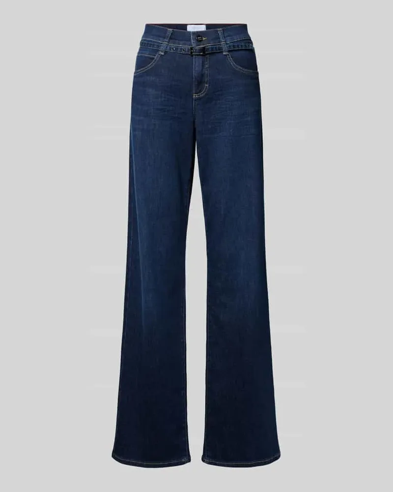 ANGELS  Wide Leg Jeans mit Gürtel Modell 'LIZ BELT Dunkelblau