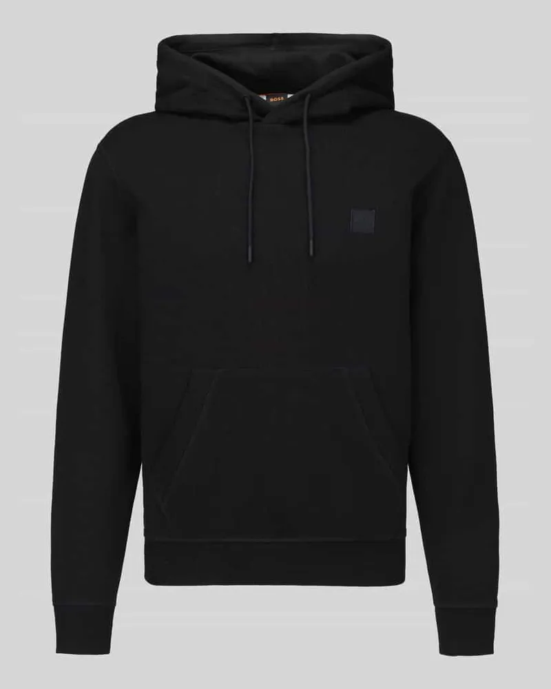 HUGO BOSS Hoodie mit Logo-Patch Modell 'Wetalk Black