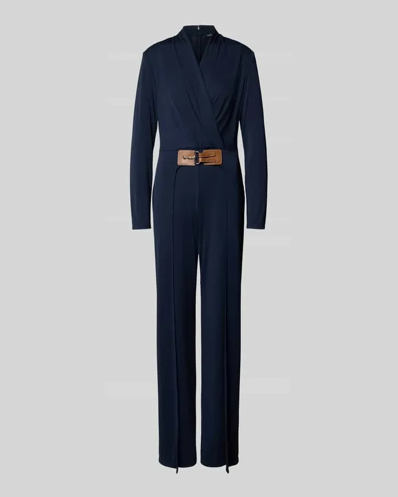 Ralph Lauren Jumpsuit mit V-Ausschnitt Modell 'FILRAY Marine