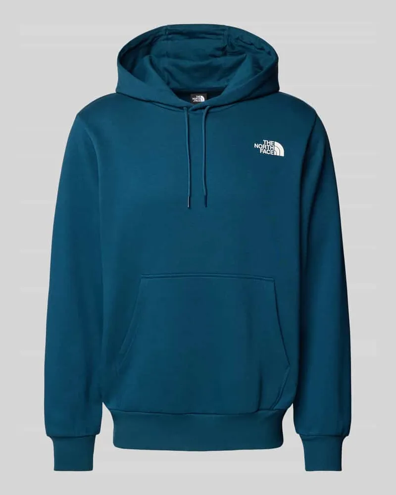 The North Face Hoodie mit Label-Print Petrol