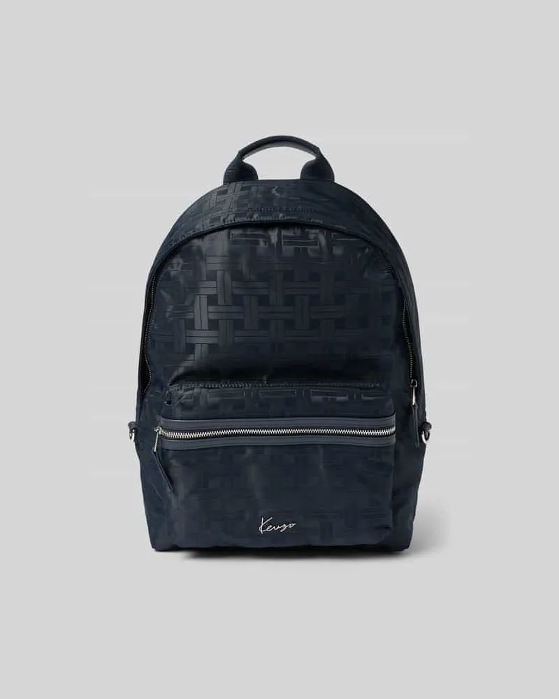 Kenzo Rucksack mit Logo-Applikation Dunkelblau