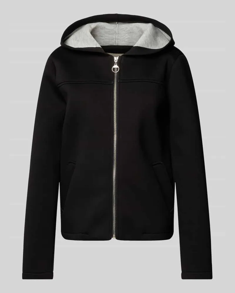 AMBER & JUNE Jacke mit Kapuze Black