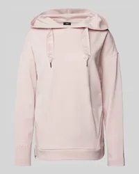 JOOP! Hoodie mit Label-Stitching Rosa