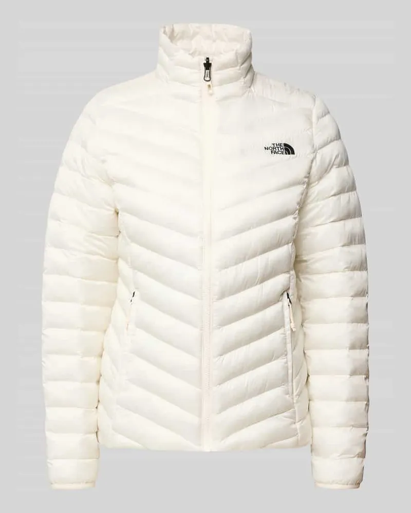 The North Face Regular Fit Steppjacke mit Logo-Stitching Modell 'HUILA Offwhite