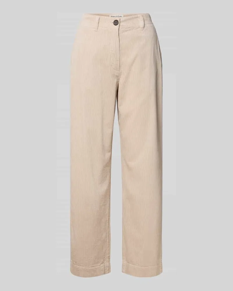 Marc O'Polo Regular Fit Cordhose aus reiner Baumwolle Offwhite