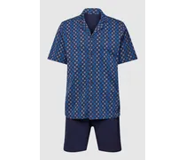Pyjama mit Allover-Muster Modell 'MARVIN