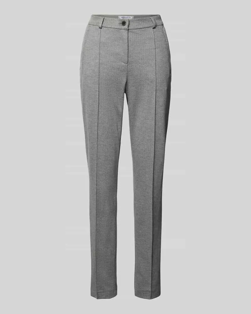 Brax Hose mit Längsnähten Modell 'LILLYTH NEW Mittelgrau