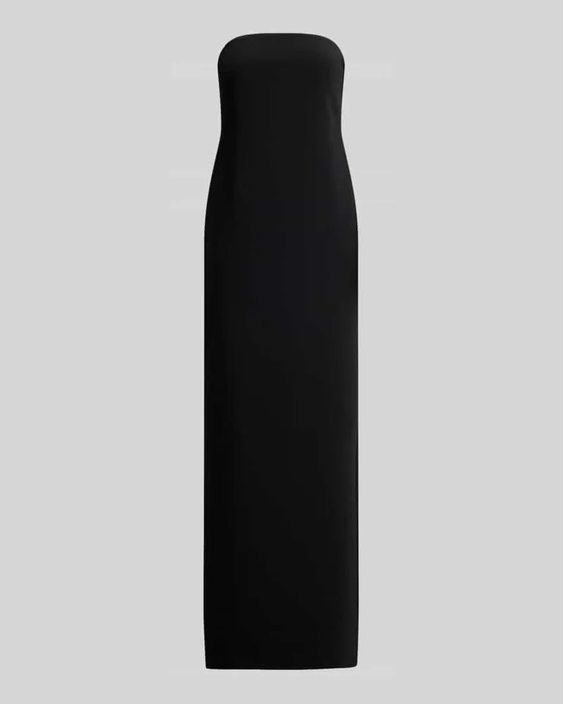 Ralph Lauren Figurbetontes Abendkleid mit hohem Beinschlitz Black
