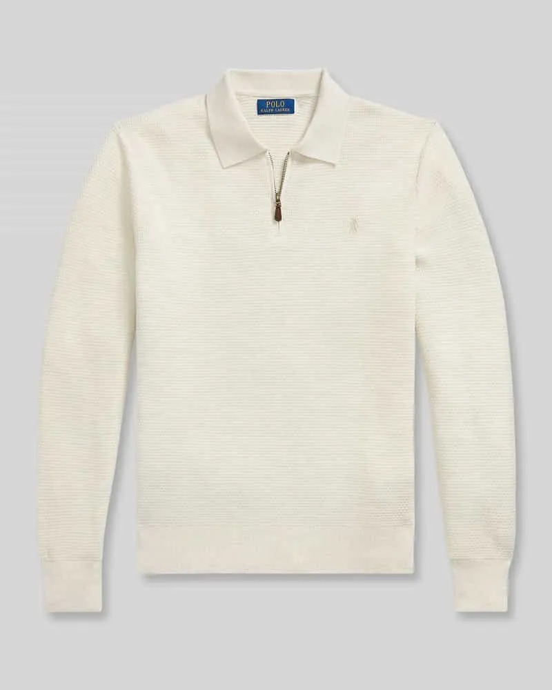 Ralph Lauren Pullover aus Wolle mit Troyerkragen Sand