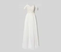 Brautkleid mit Spaghettiträger