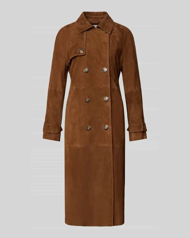 JAKE*S Slim Fit Mantel mit Umlegekragen Hazel