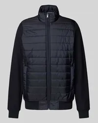 Christian Berg Sweatjacke mit Stehkragen Marine