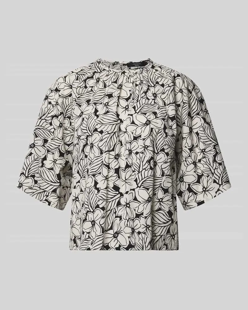 Max Mara Loose Fit Bluse aus reiner Baumwolle Black