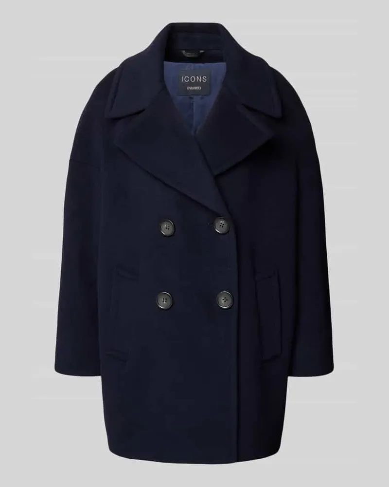 Cinzia Rocca Jacke mit Kaschmir-Anteil Marine
