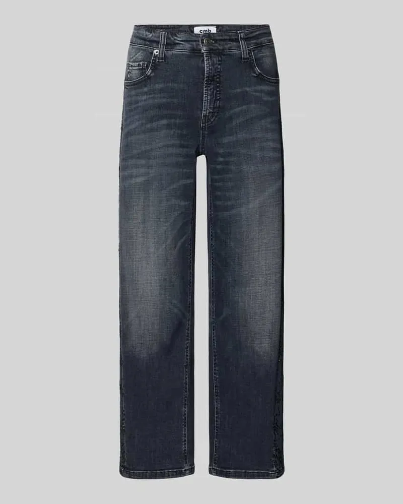 Cambio Jeans in verkürzter Passform Modell 'ORIA Hellgrau