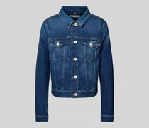 Slim Fit Jeansjacke aus Baumwoll-Mix