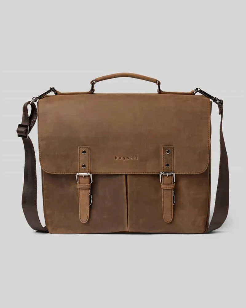 Bugatti Business-Tasche mit Tragehenkel Modell 'Luca Dunkelbraun