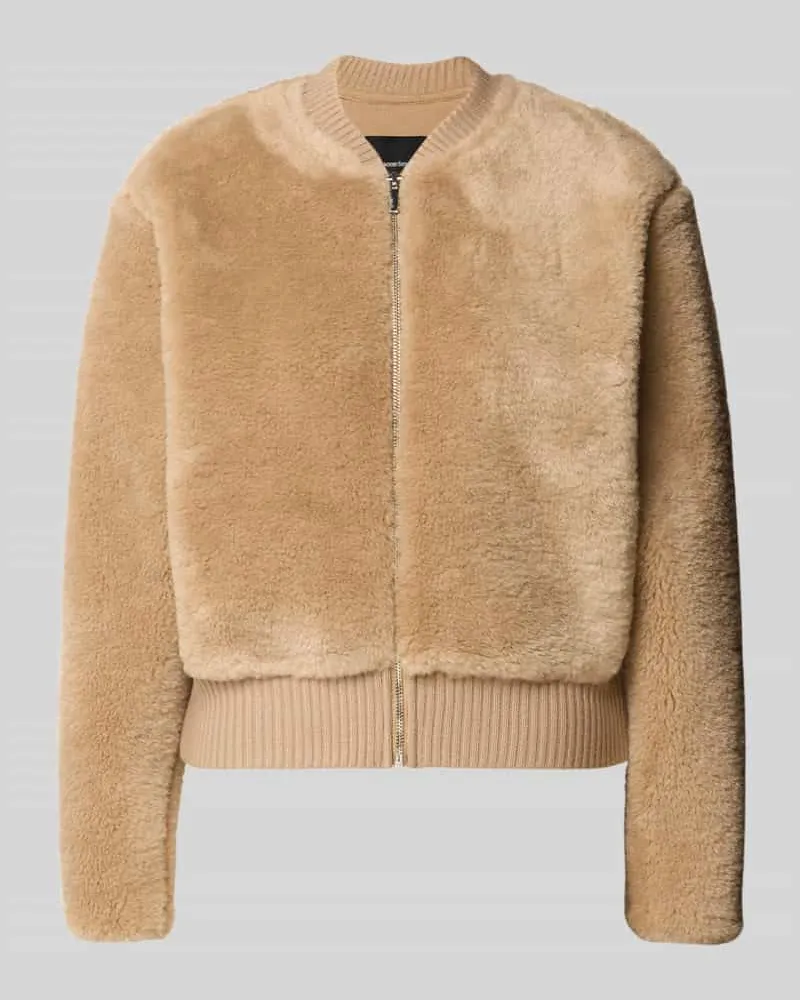 someday. Jacke aus Kunstfell Beige