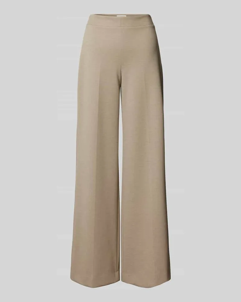 Drykorn Wide Leg Anzughose mit Bügelfalten Modell 'BEFORE Hellbraun
