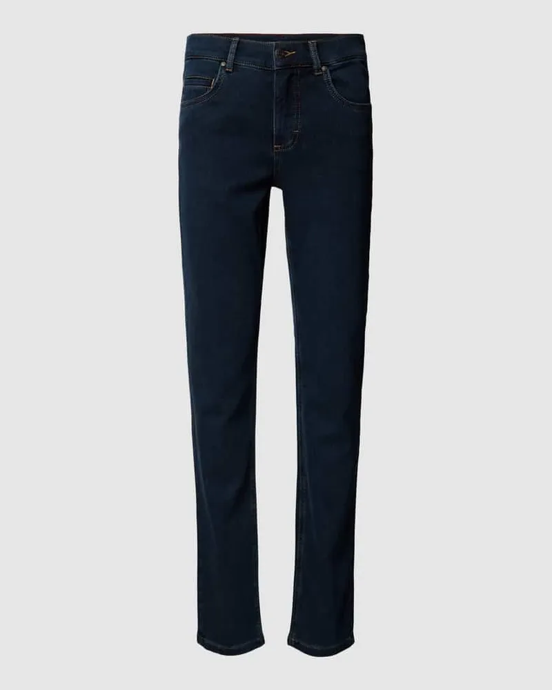 ANGELS  Slim Fit Jeans mit 5-Pocket-Design und Denim-Look Bleu