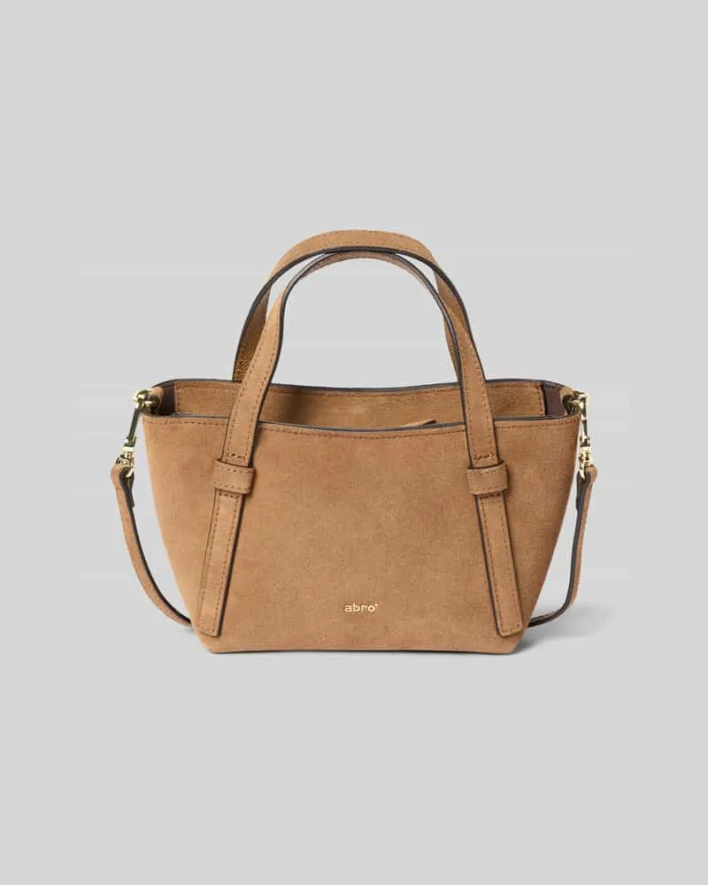 Abro Shopper aus Leder Modell 'COSMO mini Camel