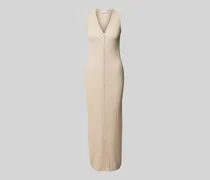 Maxikleid in Strick-Optik