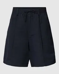 Emporio Armani Regular Fit Bermudas mit Tunnelzug Marine