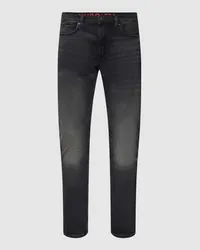 HUGO BOSS Jeans mit 5-Pocket-Design Dunkelgrau