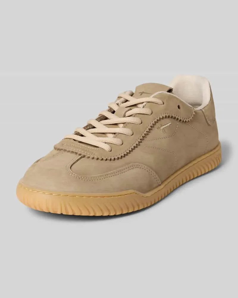 Tamaris Sneaker aus echtem Leder Camel
