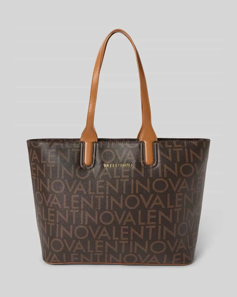 Valentino Bags Tote Bag in Leder-Optik Modell 'Regina Mittelbraun